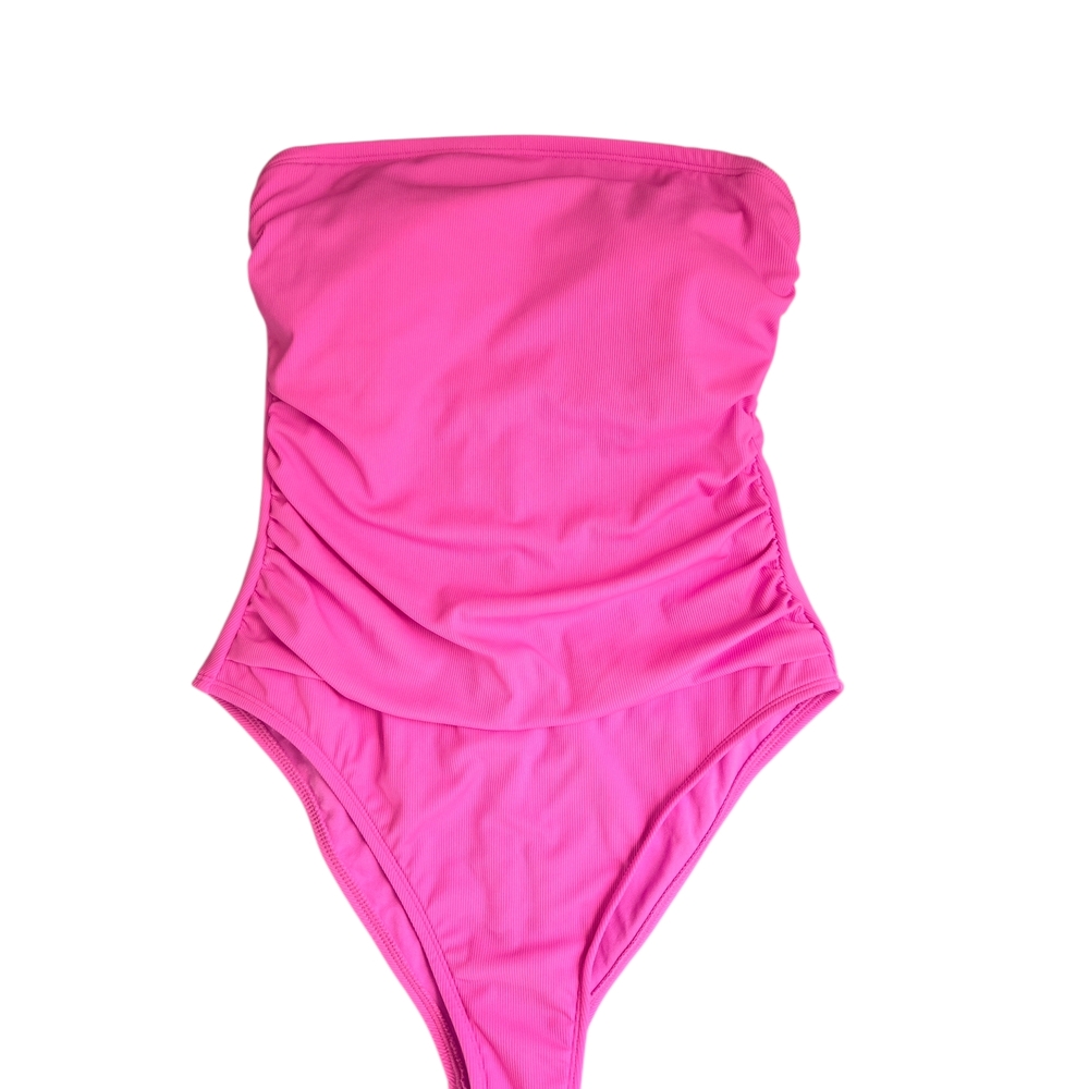 Shade & Shore Hot Pink One Piece Summer Swimsuit -Size M
